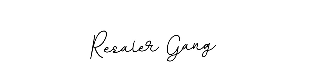 Design your own signature with our free online signature maker. With this signature software, you can create a handwritten (BallpointsItalic-DORy9) signature for name Resaler Gang. Resaler Gang signature style 11 images and pictures png