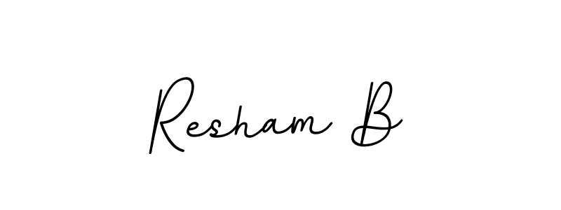 Also You can easily find your signature by using the search form. We will create Resham B name handwritten signature images for you free of cost using BallpointsItalic-DORy9 sign style. Resham B signature style 11 images and pictures png