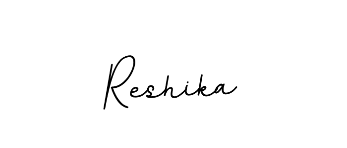Reshika stylish signature style. Best Handwritten Sign (BallpointsItalic-DORy9) for my name. Handwritten Signature Collection Ideas for my name Reshika. Reshika signature style 11 images and pictures png