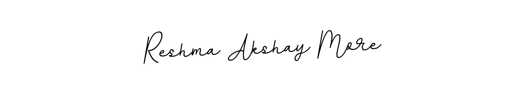 The best way (BallpointsItalic-DORy9) to make a short signature is to pick only two or three words in your name. The name Reshma Akshay More include a total of six letters. For converting this name. Reshma Akshay More signature style 11 images and pictures png