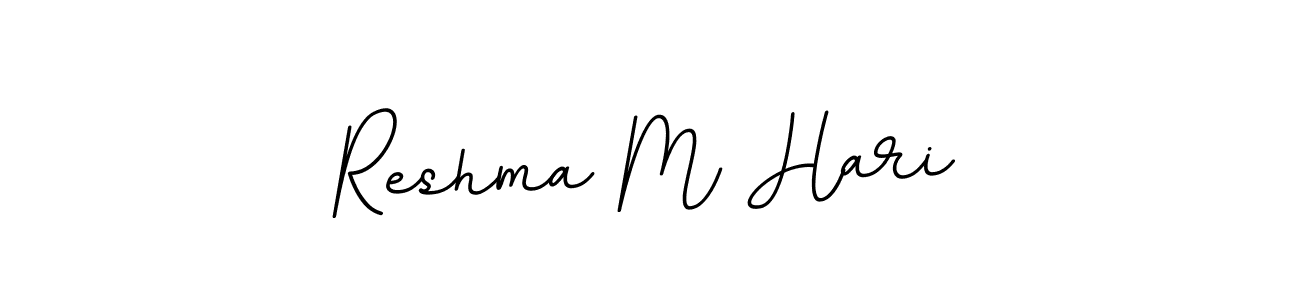 Make a beautiful signature design for name Reshma M Hari. Use this online signature maker to create a handwritten signature for free. Reshma M Hari signature style 11 images and pictures png