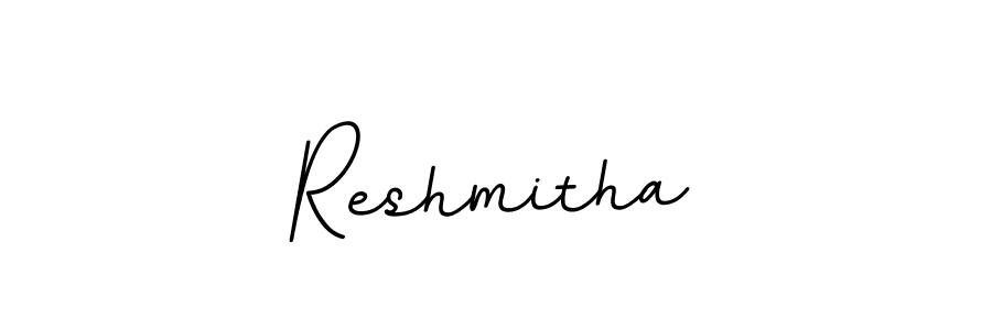 Create a beautiful signature design for name Reshmitha. With this signature (BallpointsItalic-DORy9) fonts, you can make a handwritten signature for free. Reshmitha signature style 11 images and pictures png