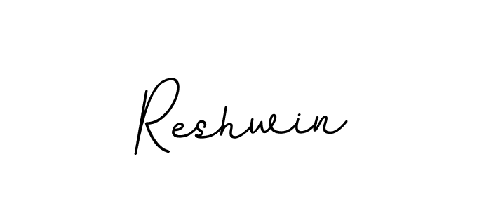 It looks lik you need a new signature style for name Reshwin. Design unique handwritten (BallpointsItalic-DORy9) signature with our free signature maker in just a few clicks. Reshwin signature style 11 images and pictures png