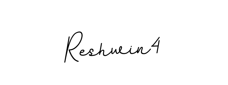 Design your own signature with our free online signature maker. With this signature software, you can create a handwritten (BallpointsItalic-DORy9) signature for name Reshwin4. Reshwin4 signature style 11 images and pictures png
