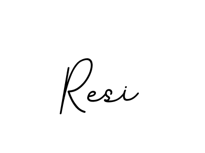 Make a beautiful signature design for name Resi. With this signature (BallpointsItalic-DORy9) style, you can create a handwritten signature for free. Resi signature style 11 images and pictures png