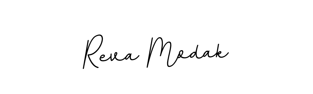 Use a signature maker to create a handwritten signature online. With this signature software, you can design (BallpointsItalic-DORy9) your own signature for name Reva Modak. Reva Modak signature style 11 images and pictures png