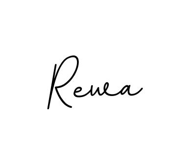 Design your own signature with our free online signature maker. With this signature software, you can create a handwritten (BallpointsItalic-DORy9) signature for name Rewa. Rewa signature style 11 images and pictures png