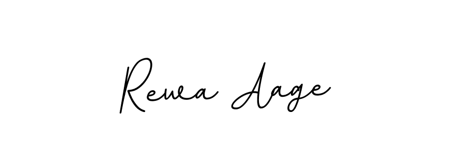 Use a signature maker to create a handwritten signature online. With this signature software, you can design (BallpointsItalic-DORy9) your own signature for name Rewa Aage. Rewa Aage signature style 11 images and pictures png