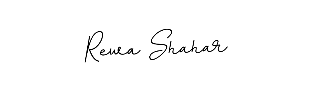 You should practise on your own different ways (BallpointsItalic-DORy9) to write your name (Rewa Shahar) in signature. don't let someone else do it for you. Rewa Shahar signature style 11 images and pictures png