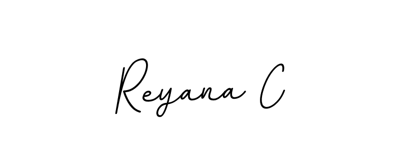 You can use this online signature creator to create a handwritten signature for the name Reyana C. This is the best online autograph maker. Reyana C signature style 11 images and pictures png