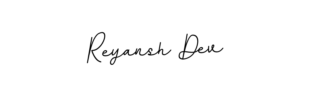 You should practise on your own different ways (BallpointsItalic-DORy9) to write your name (Reyansh Dev) in signature. don't let someone else do it for you. Reyansh Dev signature style 11 images and pictures png