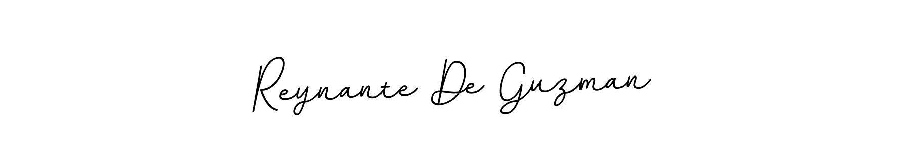 Create a beautiful signature design for name Reynante De Guzman. With this signature (BallpointsItalic-DORy9) fonts, you can make a handwritten signature for free. Reynante De Guzman signature style 11 images and pictures png
