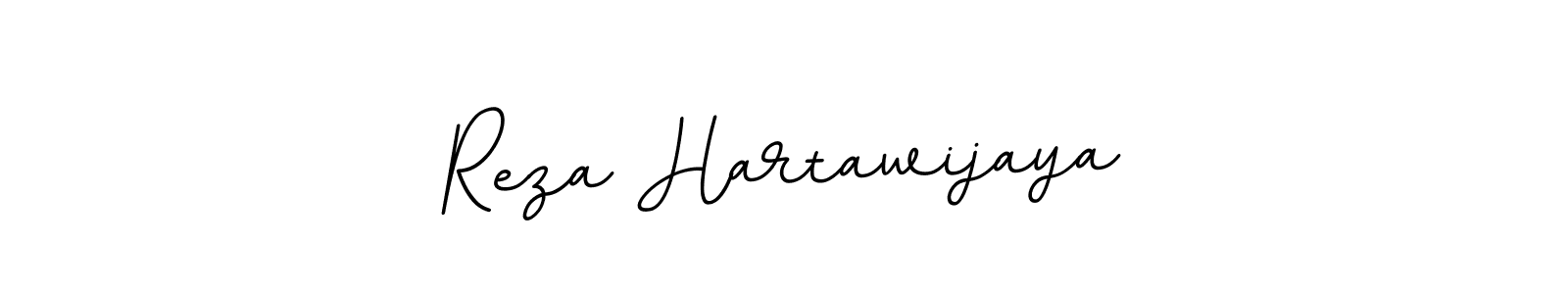 Make a beautiful signature design for name Reza Hartawijaya. With this signature (BallpointsItalic-DORy9) style, you can create a handwritten signature for free. Reza Hartawijaya signature style 11 images and pictures png