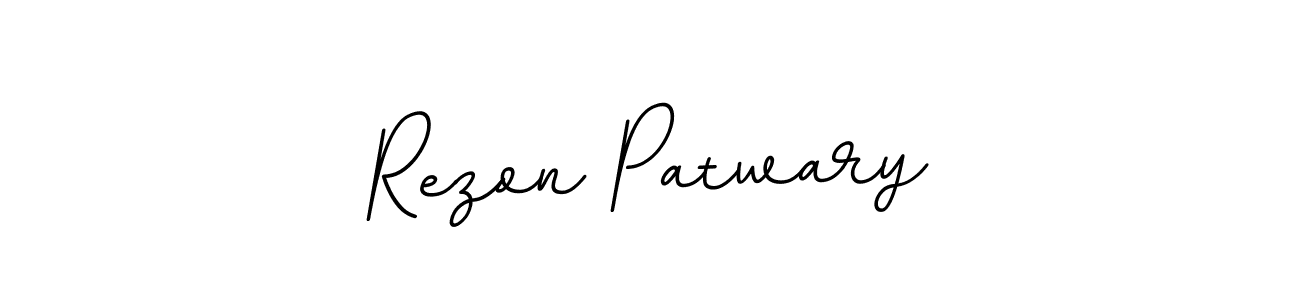 Design your own signature with our free online signature maker. With this signature software, you can create a handwritten (BallpointsItalic-DORy9) signature for name Rezon Patwary. Rezon Patwary signature style 11 images and pictures png
