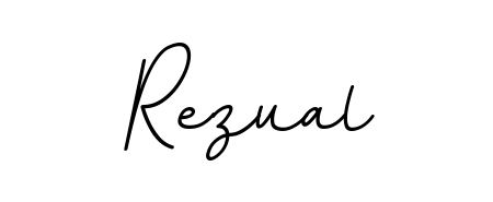 Transform the name Rezual into a signature masterpiece using BallpointsItalic-DORy9 font. Ideal for photographers, artists, and creators looking for watermarks. Rezual signature style 11 images and pictures png