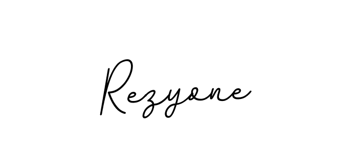 Make a beautiful signature design for name Rezyone. With this signature (BallpointsItalic-DORy9) style, you can create a handwritten signature for free. Rezyone signature style 11 images and pictures png