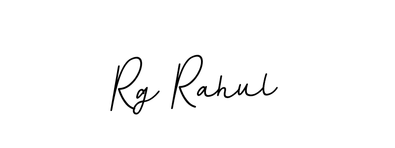 Make a beautiful signature design for name Rg Rahul. With this signature (BallpointsItalic-DORy9) style, you can create a handwritten signature for free. Rg Rahul signature style 11 images and pictures png