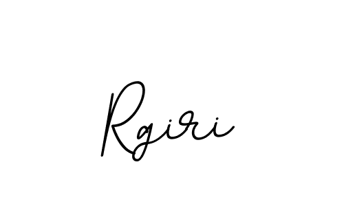 How to make Rgiri name signature. Use BallpointsItalic-DORy9 style for creating short signs online. This is the latest handwritten sign. Rgiri signature style 11 images and pictures png