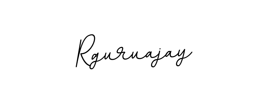 BallpointsItalic-DORy9 is a professional signature style that is perfect for those who want to add a touch of class to their signature. It is also a great choice for those who want to make their signature more unique. Get Rguruajay name to fancy signature for free. Rguruajay signature style 11 images and pictures png