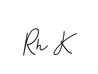 It looks lik you need a new signature style for name Rh K. Design unique handwritten (BallpointsItalic-DORy9) signature with our free signature maker in just a few clicks. Rh K signature style 11 images and pictures png