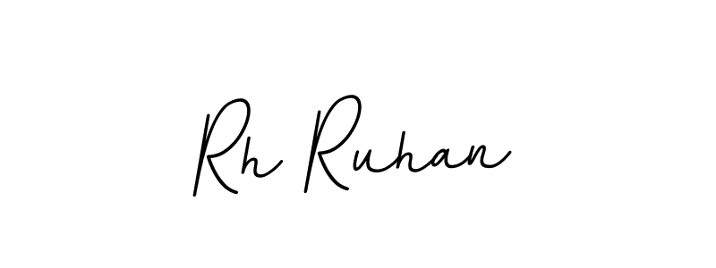 It looks lik you need a new signature style for name Rh Ruhan. Design unique handwritten (BallpointsItalic-DORy9) signature with our free signature maker in just a few clicks. Rh Ruhan signature style 11 images and pictures png