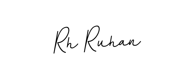 It looks lik you need a new signature style for name Rh Ruhan. Design unique handwritten (BallpointsItalic-DORy9) signature with our free signature maker in just a few clicks. Rh Ruhan signature style 11 images and pictures png