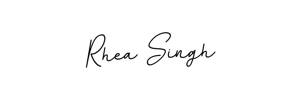 Rhea Singh stylish signature style. Best Handwritten Sign (BallpointsItalic-DORy9) for my name. Handwritten Signature Collection Ideas for my name Rhea Singh. Rhea Singh signature style 11 images and pictures png