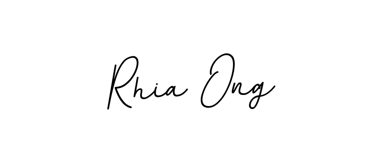 Use a signature maker to create a handwritten signature online. With this signature software, you can design (BallpointsItalic-DORy9) your own signature for name Rhia Ong. Rhia Ong signature style 11 images and pictures png