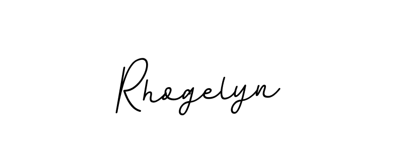 Create a beautiful signature design for name Rhogelyn. With this signature (BallpointsItalic-DORy9) fonts, you can make a handwritten signature for free. Rhogelyn signature style 11 images and pictures png