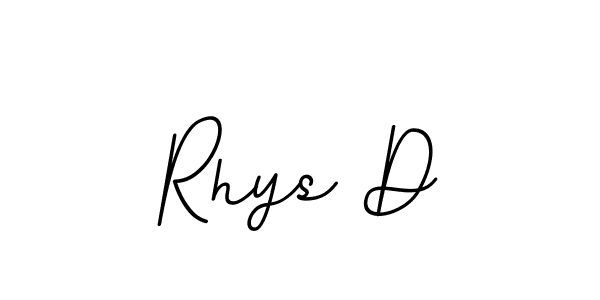 It looks lik you need a new signature style for name Rhys D. Design unique handwritten (BallpointsItalic-DORy9) signature with our free signature maker in just a few clicks. Rhys D signature style 11 images and pictures png
