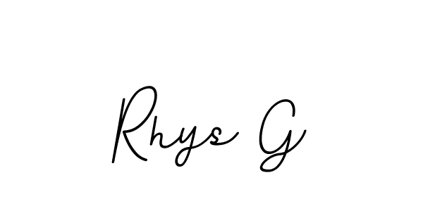 How to make Rhys G signature? BallpointsItalic-DORy9 is a professional autograph style. Create handwritten signature for Rhys G name. Rhys G signature style 11 images and pictures png
