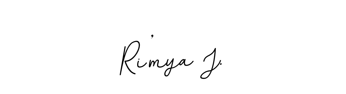 BallpointsItalic-DORy9 is a professional signature style that is perfect for those who want to add a touch of class to their signature. It is also a great choice for those who want to make their signature more unique. Get Ri’mya J. name to fancy signature for free. Ri’mya J. signature style 11 images and pictures png