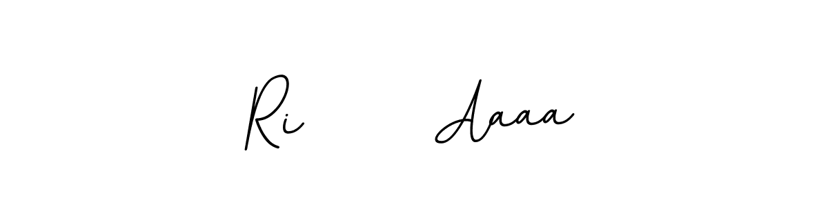 Create a beautiful signature design for name Ri      Aaaa. With this signature (BallpointsItalic-DORy9) fonts, you can make a handwritten signature for free. Ri      Aaaa signature style 11 images and pictures png