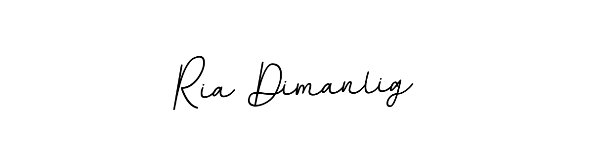 Create a beautiful signature design for name Ria Dimanlig. With this signature (BallpointsItalic-DORy9) fonts, you can make a handwritten signature for free. Ria Dimanlig signature style 11 images and pictures png