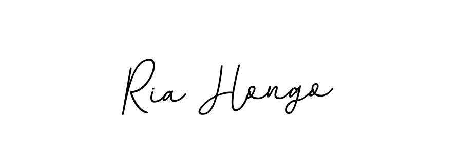 You should practise on your own different ways (BallpointsItalic-DORy9) to write your name (Ria Hongo) in signature. don't let someone else do it for you. Ria Hongo signature style 11 images and pictures png