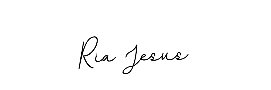 Make a beautiful signature design for name Ria Jesus. With this signature (BallpointsItalic-DORy9) style, you can create a handwritten signature for free. Ria Jesus signature style 11 images and pictures png