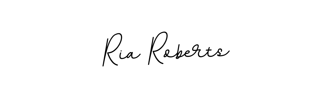 Make a beautiful signature design for name Ria Roberts. With this signature (BallpointsItalic-DORy9) style, you can create a handwritten signature for free. Ria Roberts signature style 11 images and pictures png