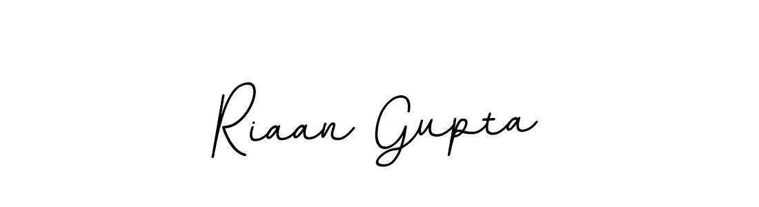 Make a beautiful signature design for name Riaan Gupta. With this signature (BallpointsItalic-DORy9) style, you can create a handwritten signature for free. Riaan Gupta signature style 11 images and pictures png