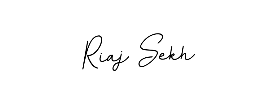 Design your own signature with our free online signature maker. With this signature software, you can create a handwritten (BallpointsItalic-DORy9) signature for name Riaj Sekh. Riaj Sekh signature style 11 images and pictures png