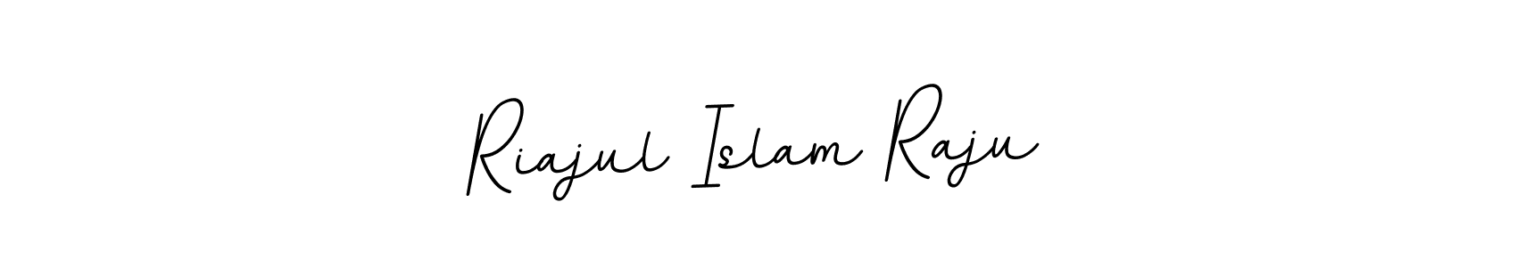 Use a signature maker to create a handwritten signature online. With this signature software, you can design (BallpointsItalic-DORy9) your own signature for name Riajul Islam Raju. Riajul Islam Raju signature style 11 images and pictures png