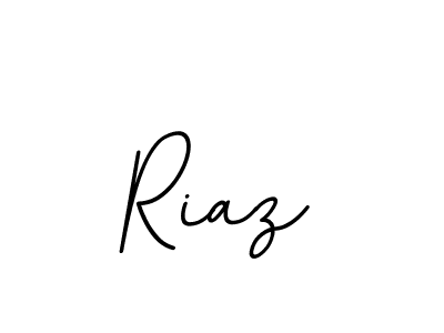 How to make Riaz name signature. Use BallpointsItalic-DORy9 style for creating short signs online. This is the latest handwritten sign. Riaz signature style 11 images and pictures png