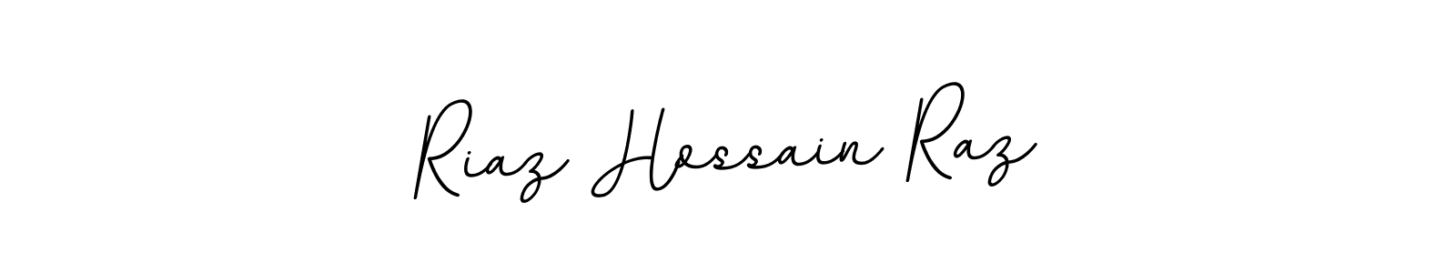 Riaz Hossain Raz stylish signature style. Best Handwritten Sign (BallpointsItalic-DORy9) for my name. Handwritten Signature Collection Ideas for my name Riaz Hossain Raz. Riaz Hossain Raz signature style 11 images and pictures png