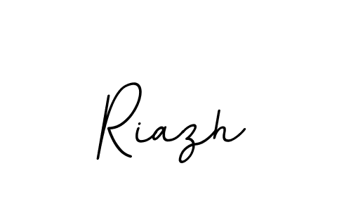 It looks lik you need a new signature style for name Riazh. Design unique handwritten (BallpointsItalic-DORy9) signature with our free signature maker in just a few clicks. Riazh signature style 11 images and pictures png