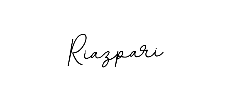 Create a beautiful signature design for name Riazpari. With this signature (BallpointsItalic-DORy9) fonts, you can make a handwritten signature for free. Riazpari signature style 11 images and pictures png