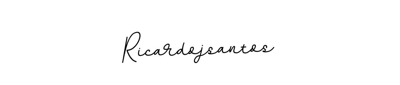 How to Draw Ricardojsantos signature style? BallpointsItalic-DORy9 is a latest design signature styles for name Ricardojsantos. Ricardojsantos signature style 11 images and pictures png