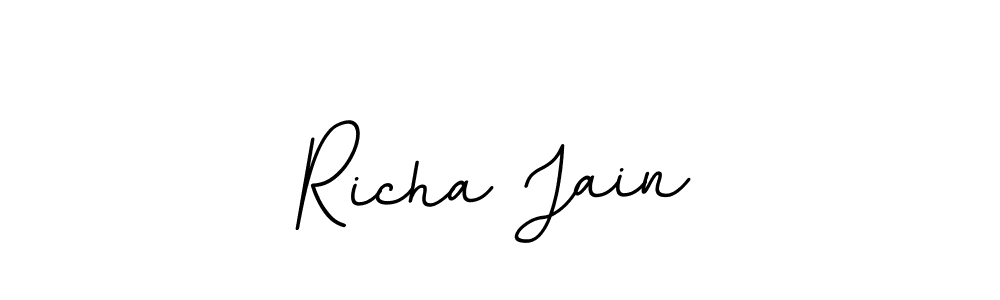 Also You can easily find your signature by using the search form. We will create Richa Jain name handwritten signature images for you free of cost using BallpointsItalic-DORy9 sign style. Richa Jain signature style 11 images and pictures png