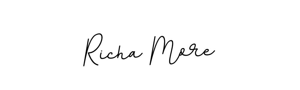 Also we have Richa More name is the best signature style. Create professional handwritten signature collection using BallpointsItalic-DORy9 autograph style. Richa More signature style 11 images and pictures png