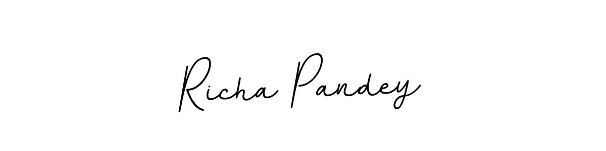 Make a beautiful signature design for name Richa Pandey. Use this online signature maker to create a handwritten signature for free. Richa Pandey signature style 11 images and pictures png