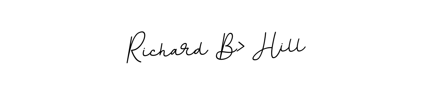 Similarly BallpointsItalic-DORy9 is the best handwritten signature design. Signature creator online .You can use it as an online autograph creator for name Richard B> Hill. Richard B> Hill signature style 11 images and pictures png
