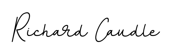 The BallpointsItalic-DORy9 font transforms the name Richard Caudle into an executive sign with sharp precision and distinguished character. Richard Caudle signature style 11 images and pictures png